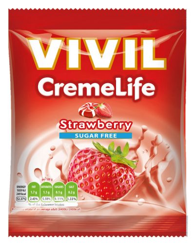 Vivil VIVIL Sugar Free Strawberry & Cream CremeLife – Traditional Sweets